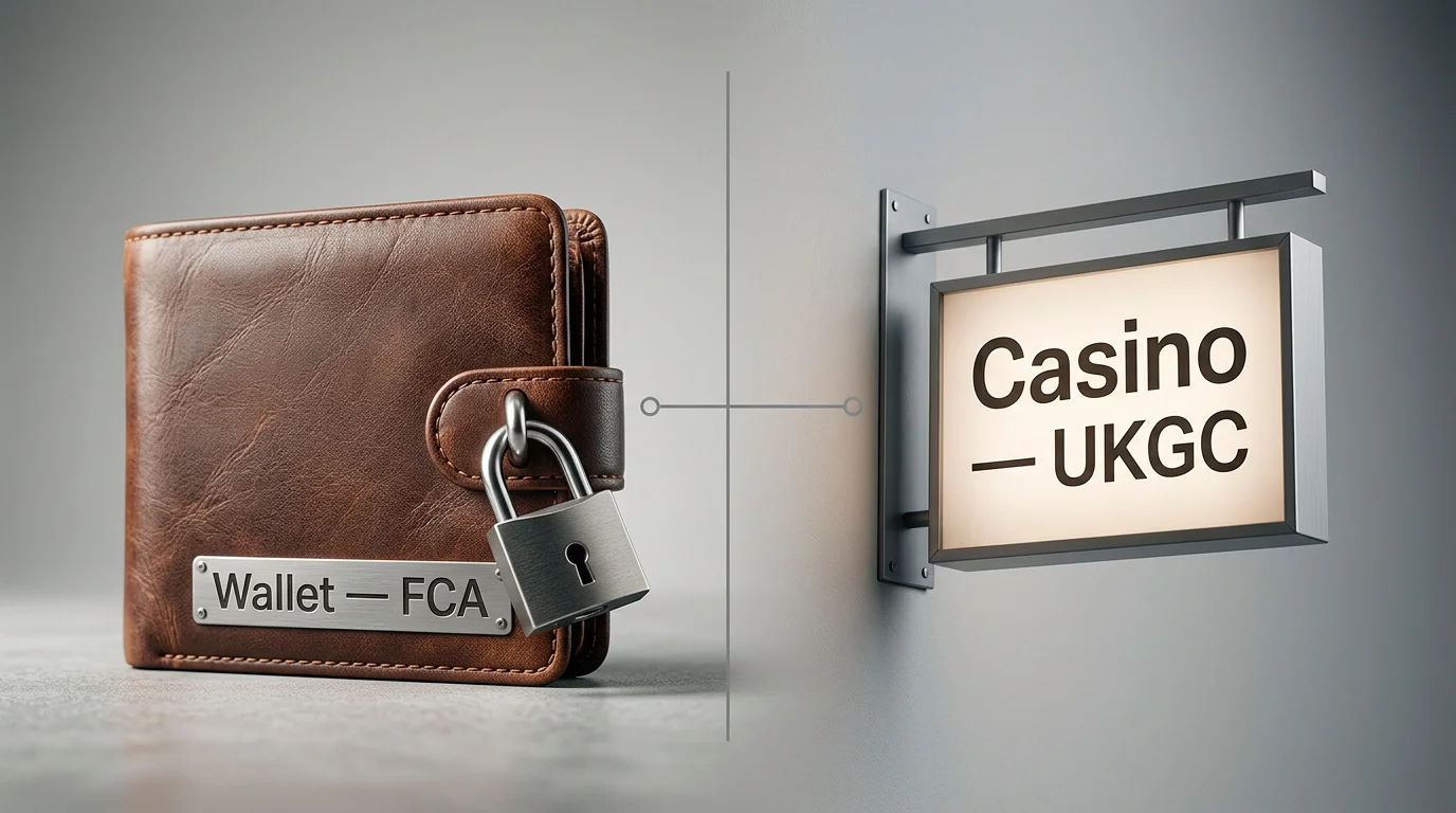 The Payz wallet protected under the FCA pointing to a UKGC-licensed casino