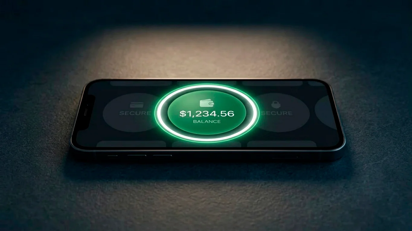 Conceptual ring-fence around a wallet balance representing safeguarded customer funds