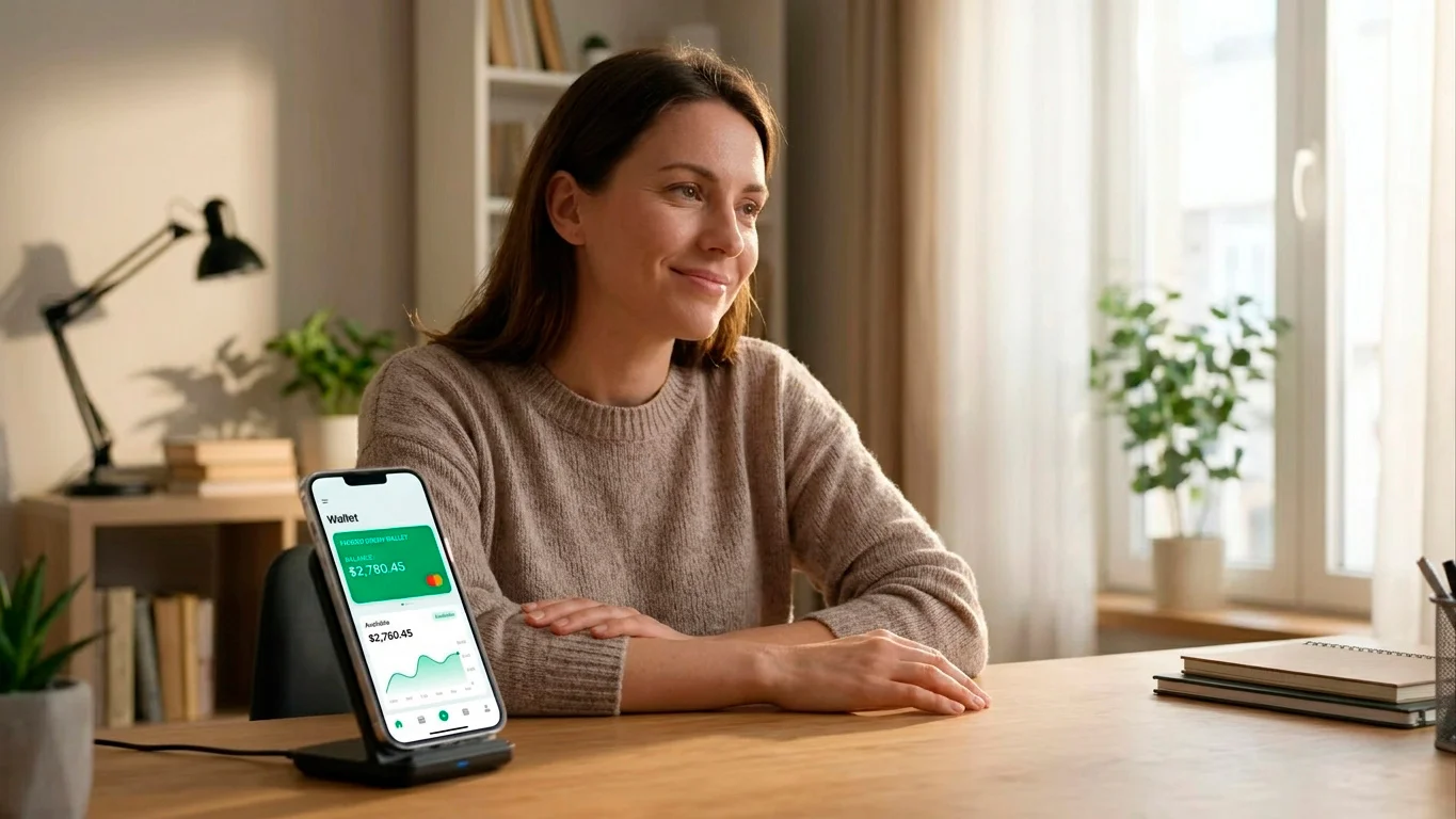 Person confidently funded and ready to play after an instant deposit